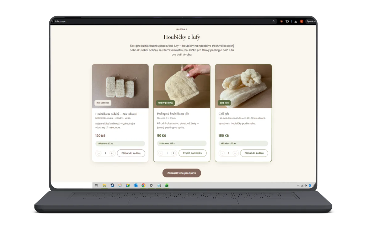 E-shop lufactory.cz